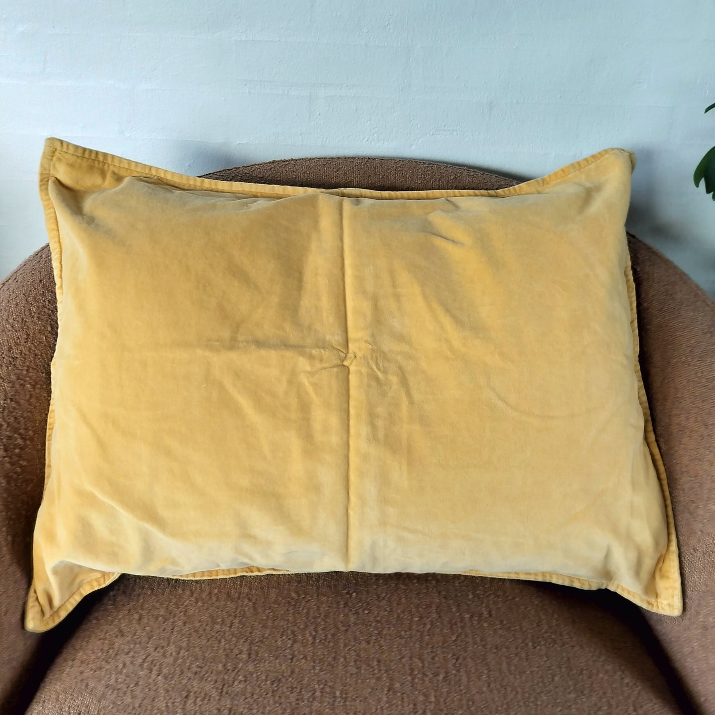 Ib Laursen - Pudebetræk Velour LEMON DROP 72 x 52 cm