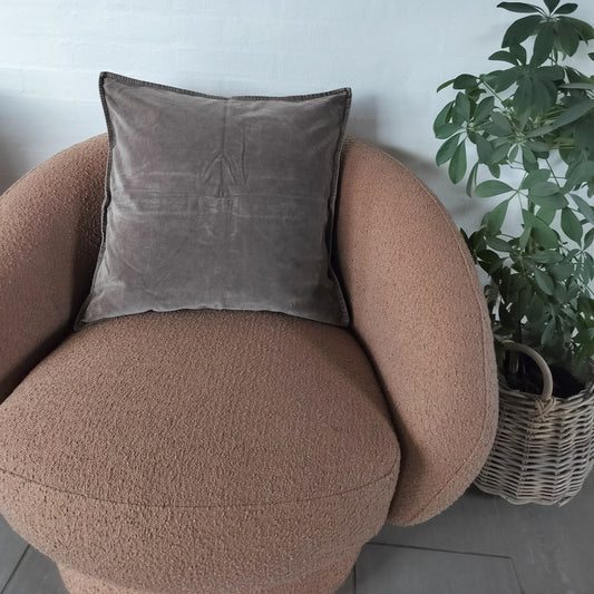 Ib Laursen - Pudebetræk Velour SOIL  52 x 52 cm