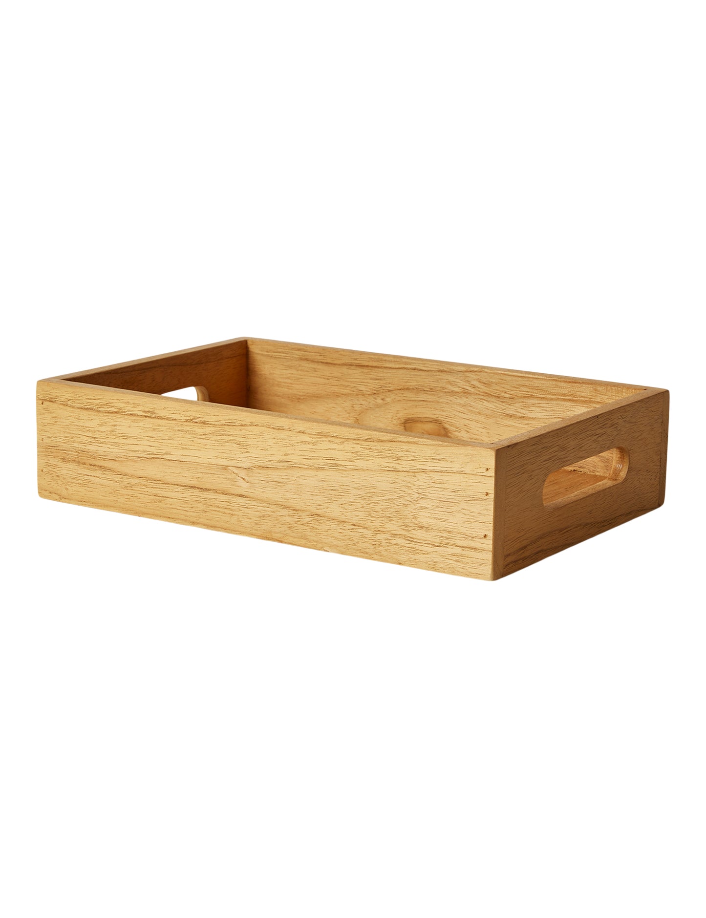 Dacore - Teak bakke med håndtag 30x20x6,5cm