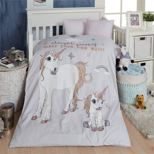 By Skagen - Enhjørning junior sengetøj 100x140 cm