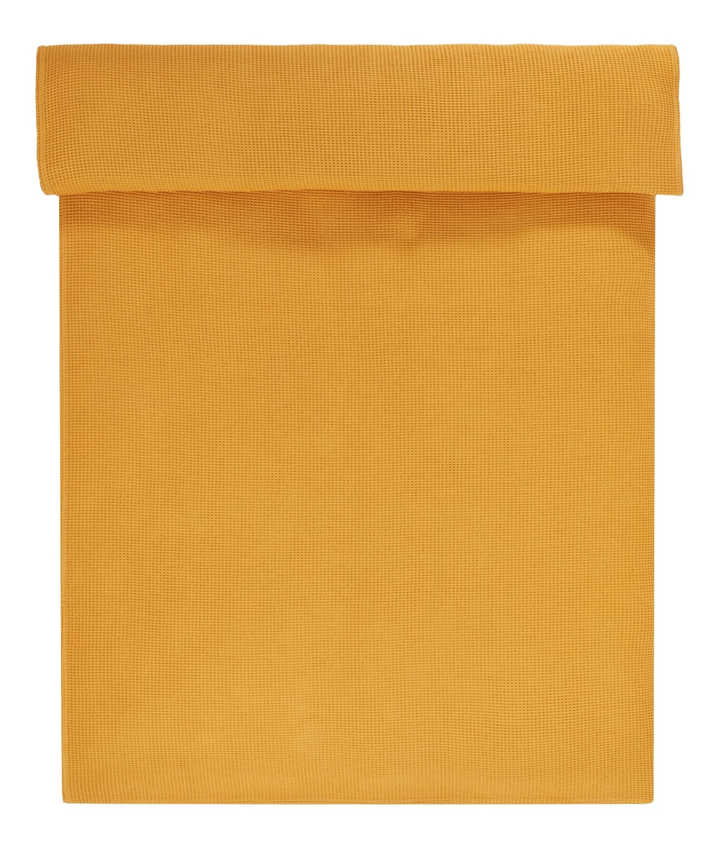 By Skagen - Sengetæppe Waffle, Karrygul 240x260 cm