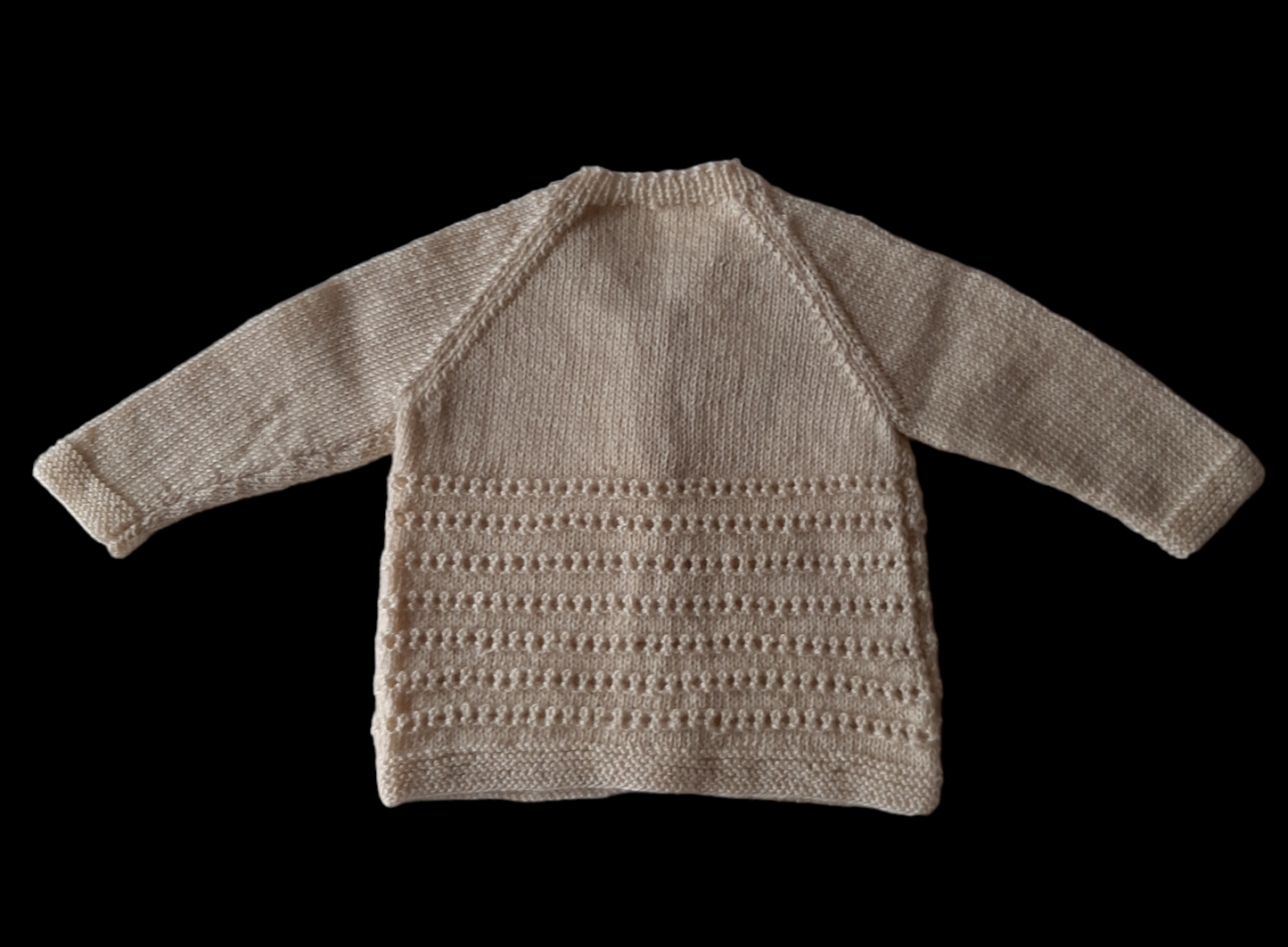 Homemade - Baby striktrøje beige