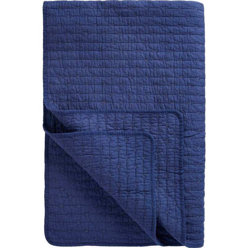 Ib Laursen - Quilt med korssting, Indigo