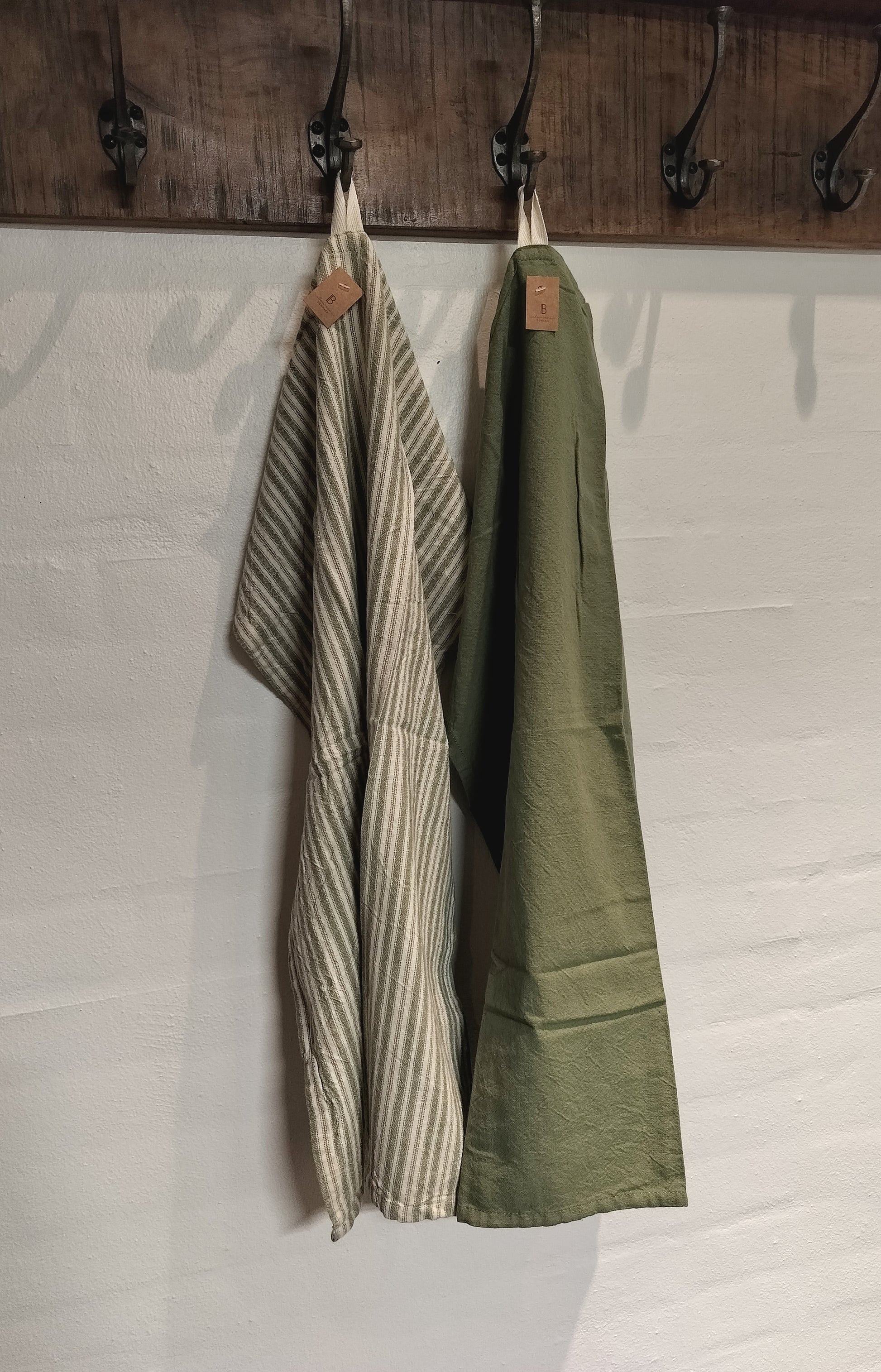 Ib Laursen - 2 stk viskestykker, model Tobias og Mads