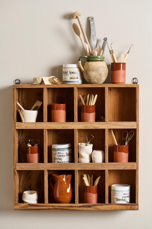 Ib Laursen - Postsorteringsreol UNIKA med 12 rum og med forkant