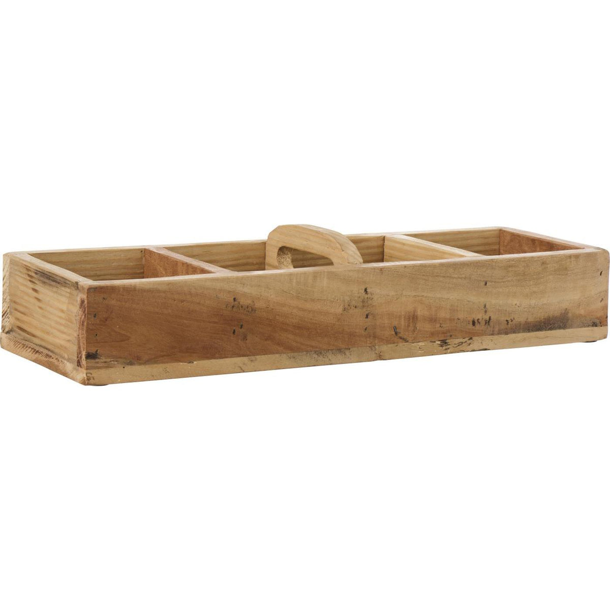 Ib Laursen - Kasse med 4 rum og greb på tværs UNIKA B 15 x H 9 x L 46 cm