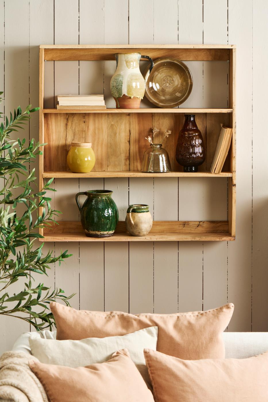 Ib Laursen - Væghylde med 3 hylder og delvis bagbeklædning UNIKA