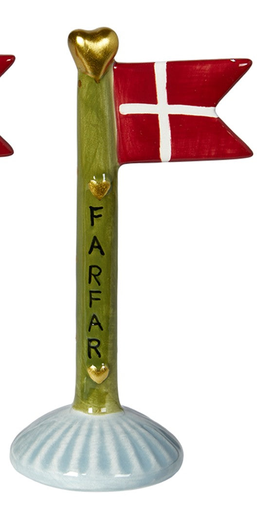 Speedtsberg - Keramik flag FARFAR 8 x 5 x 14 cm