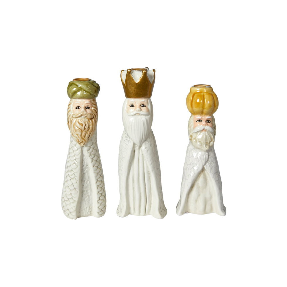 3 Vise Mænd i keramik