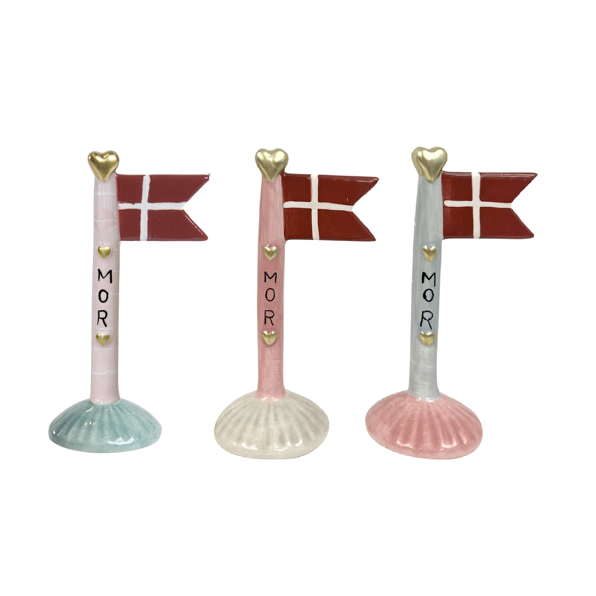 MOR flag fra Speedtsberg 8 x 5 x H 14 cm | bordflag | keramik flag ...