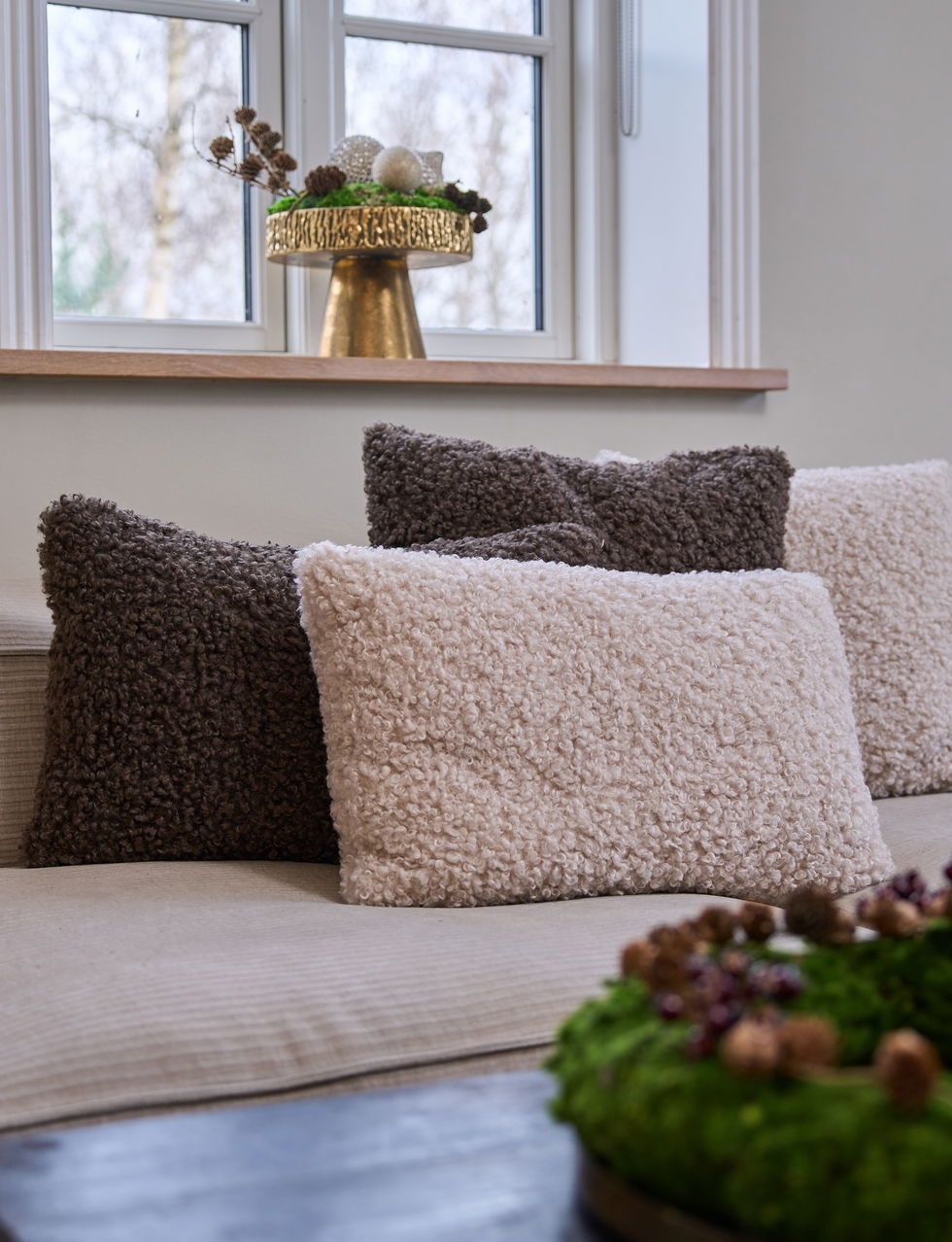 Opsats med rillet kant Ø 26 x H 18 cm