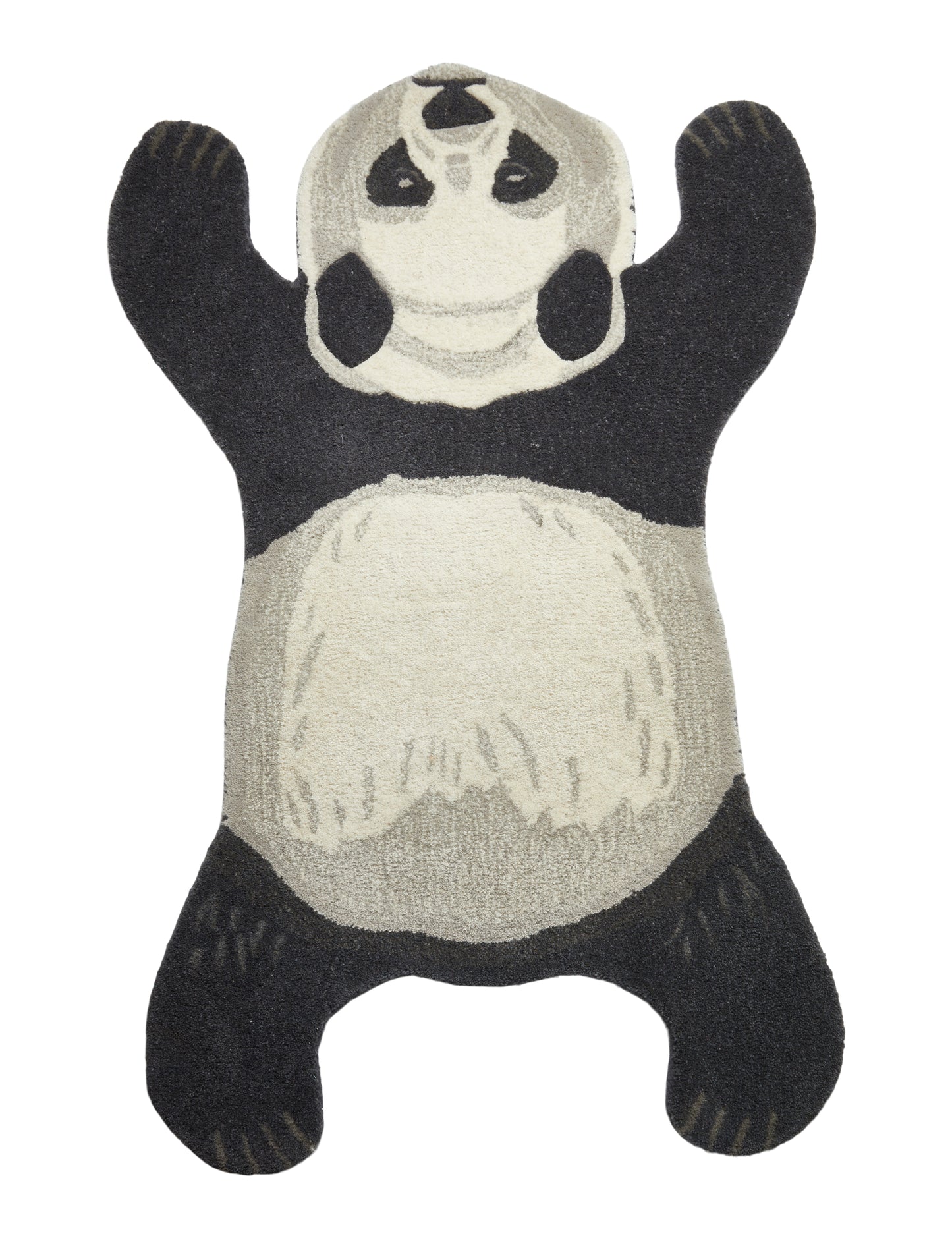 Panda uld gulvtæppe 68 x 113 cm