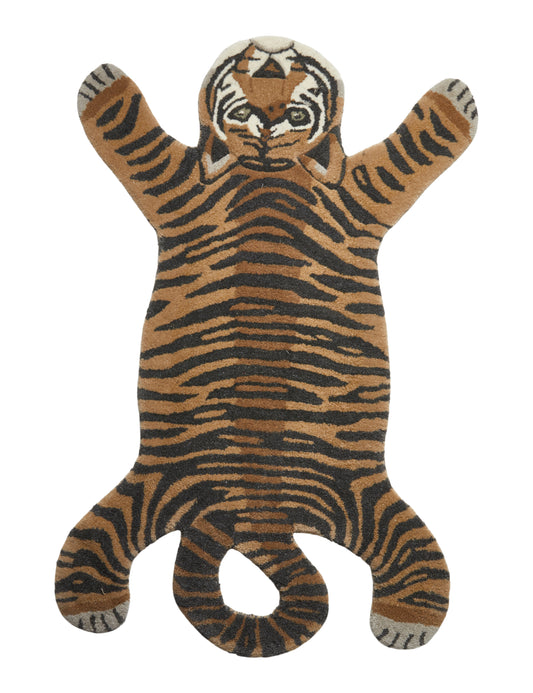Tiger uld gulvtæppe 68 x 113 cm