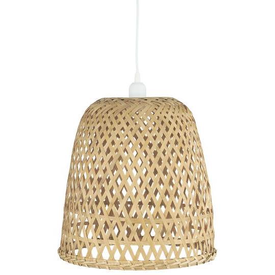 Ib Laursen - Hængelampe med bambusskærm Ø 33 x H 35 cm