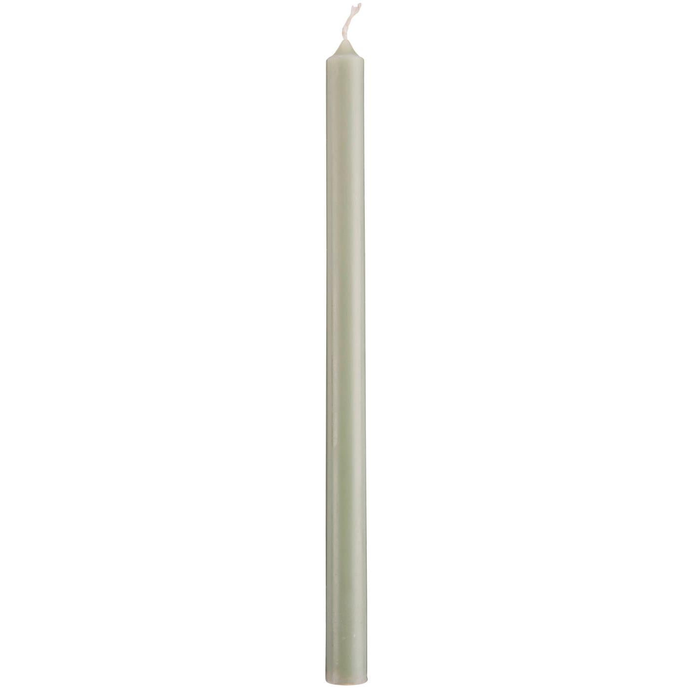 Ib Laursen - Kertelys 10 stk. Ø 1,2 x H 20 cm, farve Støvgrøn