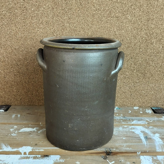 Secondhand - Syltekrukke med ører, Ø 20 cm x H 25 cm "5L"