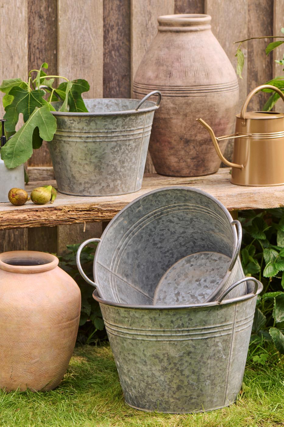 Ib Laursen - Skjulersæt á 3 stk. Koniske med greb Urban Garden