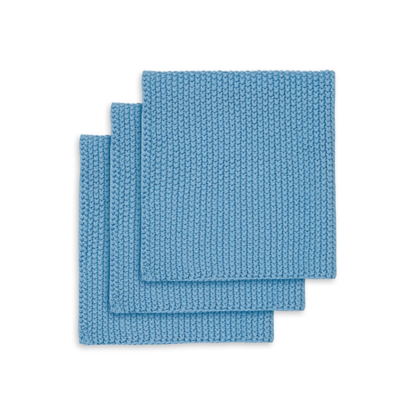 3 stk. karklude Line i sky blue