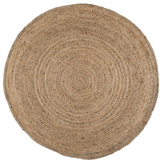 Ib Laursen - Rund jute gulvtæppe Ø 120 cm