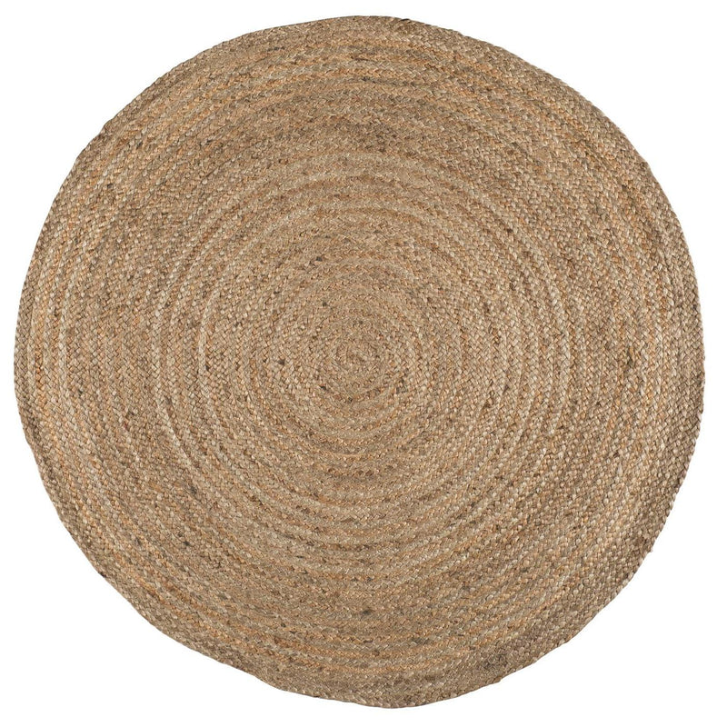 Ib Laursen - Rund jute gulvtæppe Ø 120 cm