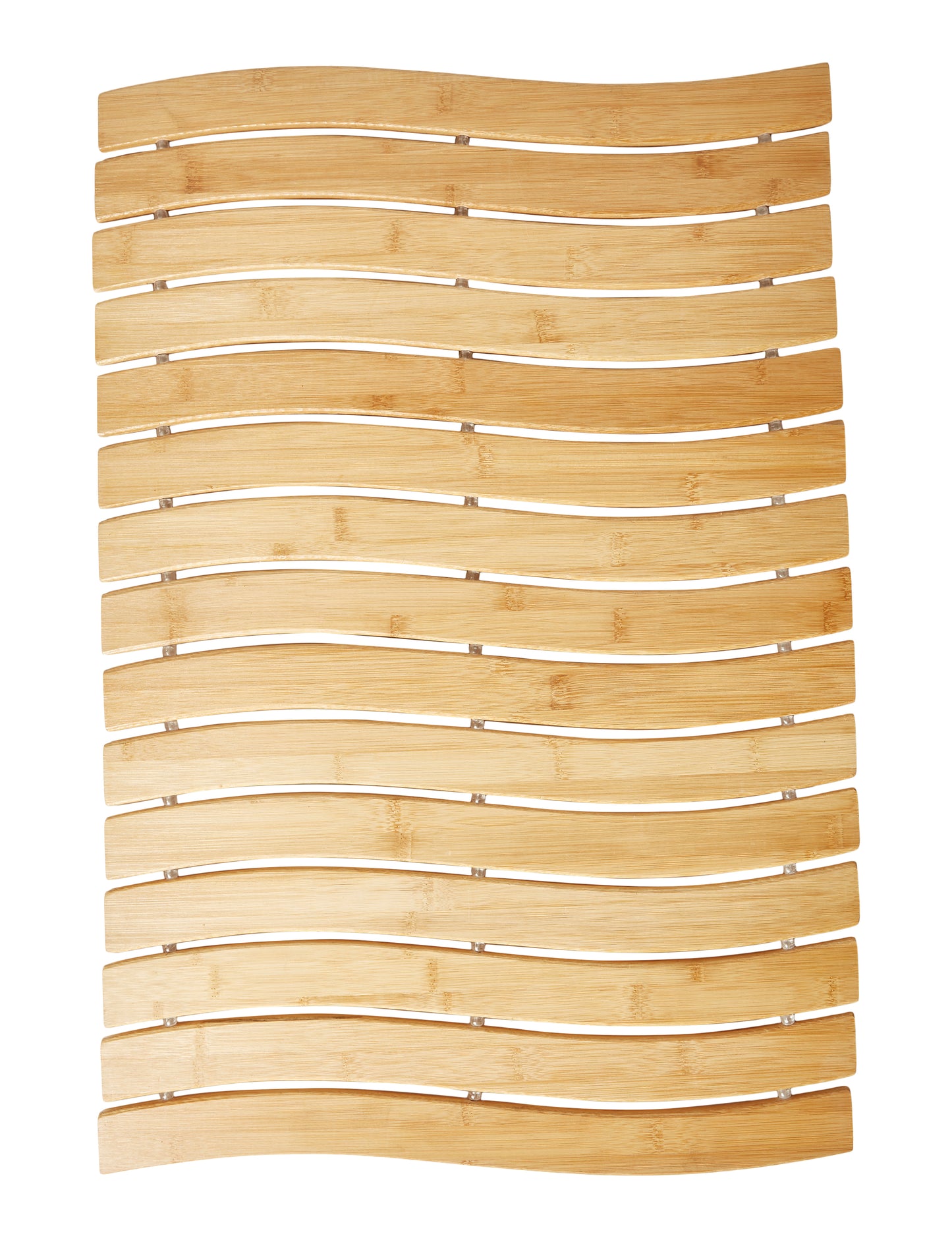 Bambus bademåtte 50 x 70 cm (bølgeformet)