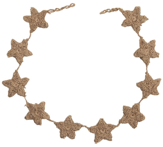 Ib Laursen - Ranke med stjerner hæklet i jute
