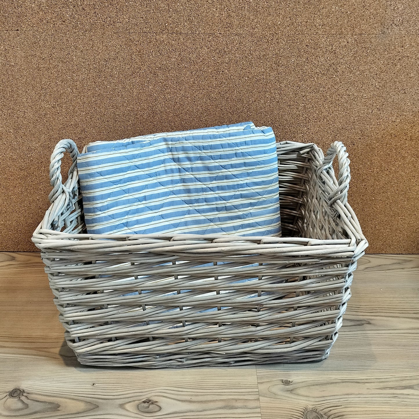 Fletkurv i pil - Large L 50 × B 38 × H 28,5 cm.