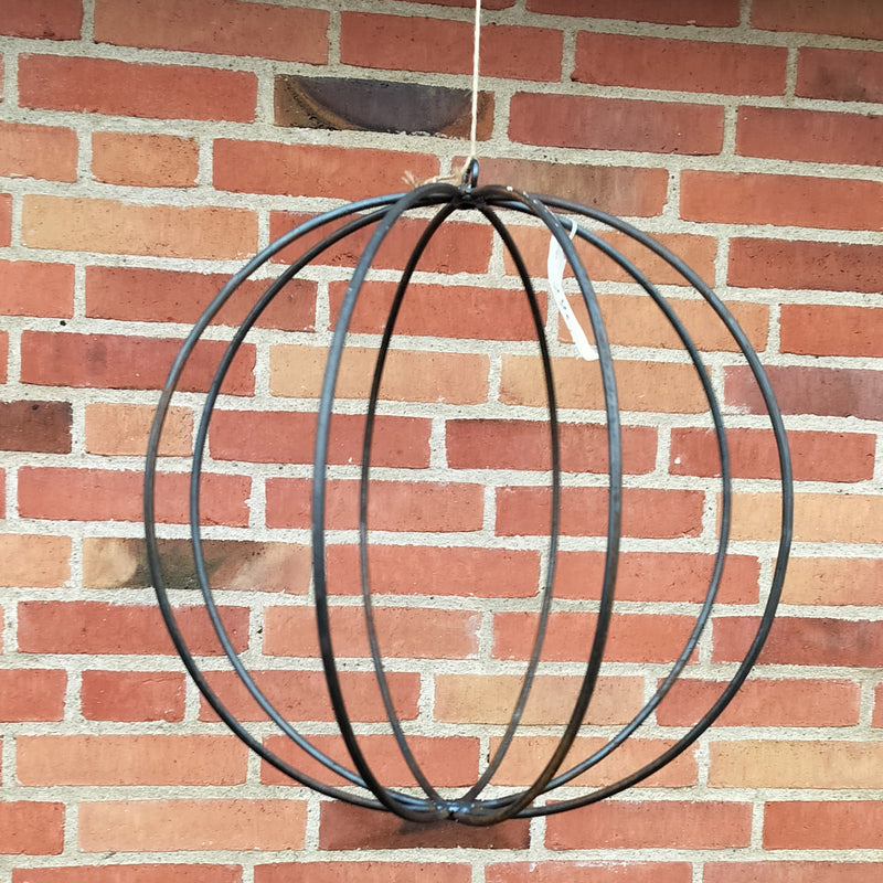 Metal dekorations kugle til ophæng STOR Ø 39 x H 41 cm