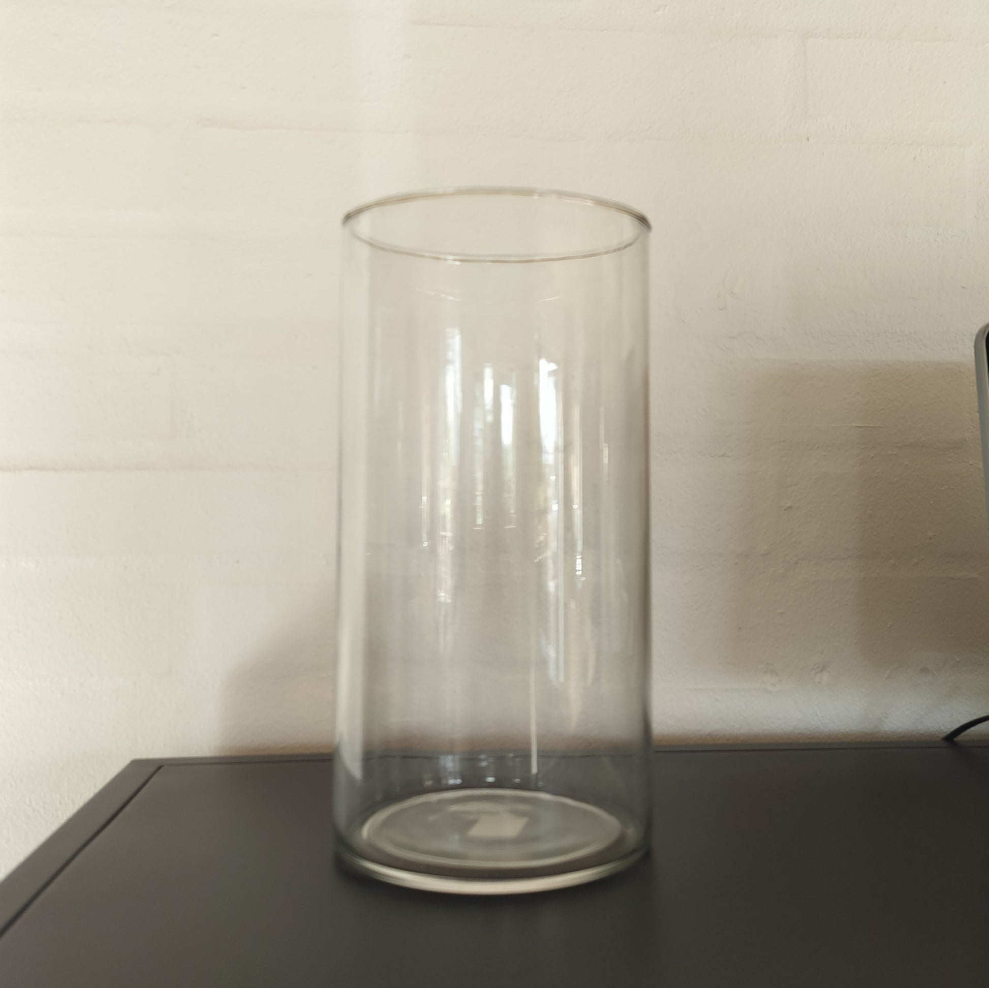 Cylinder glas Ø 13 x H 25 cm