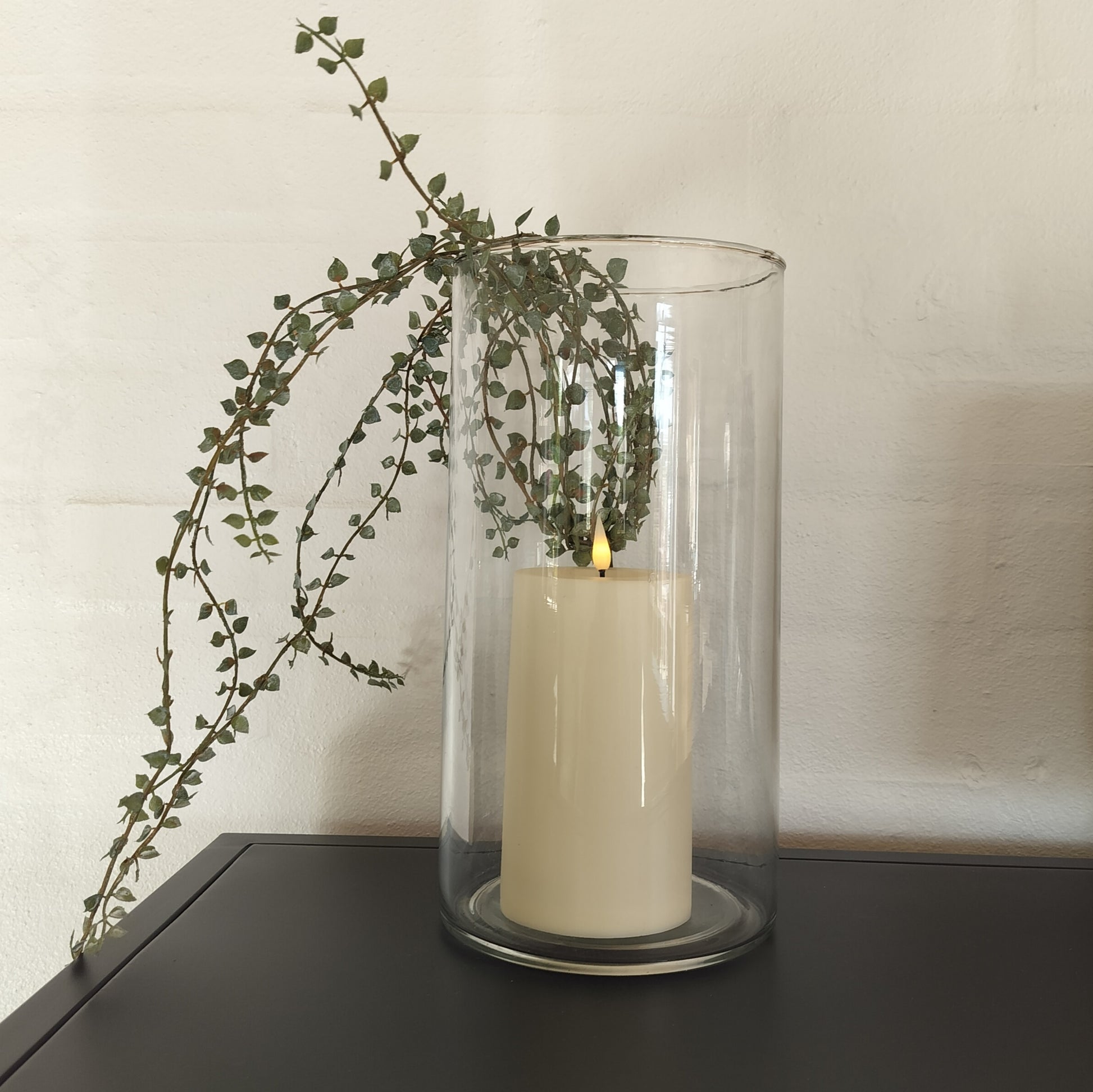 Cylinder glas Ø 13 x H 25 cm
