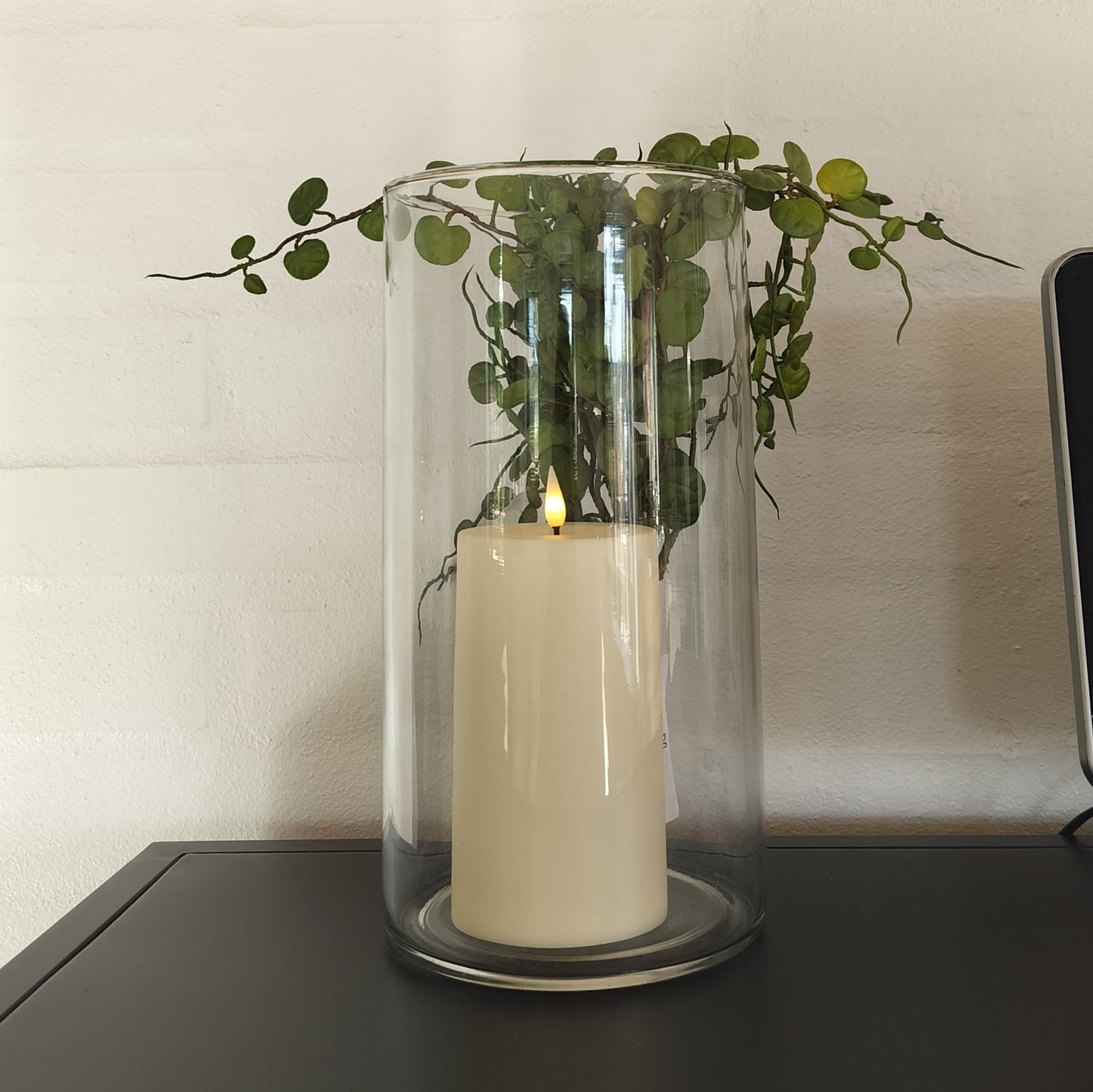 Cylinder glas Ø 13 x H 25 cm