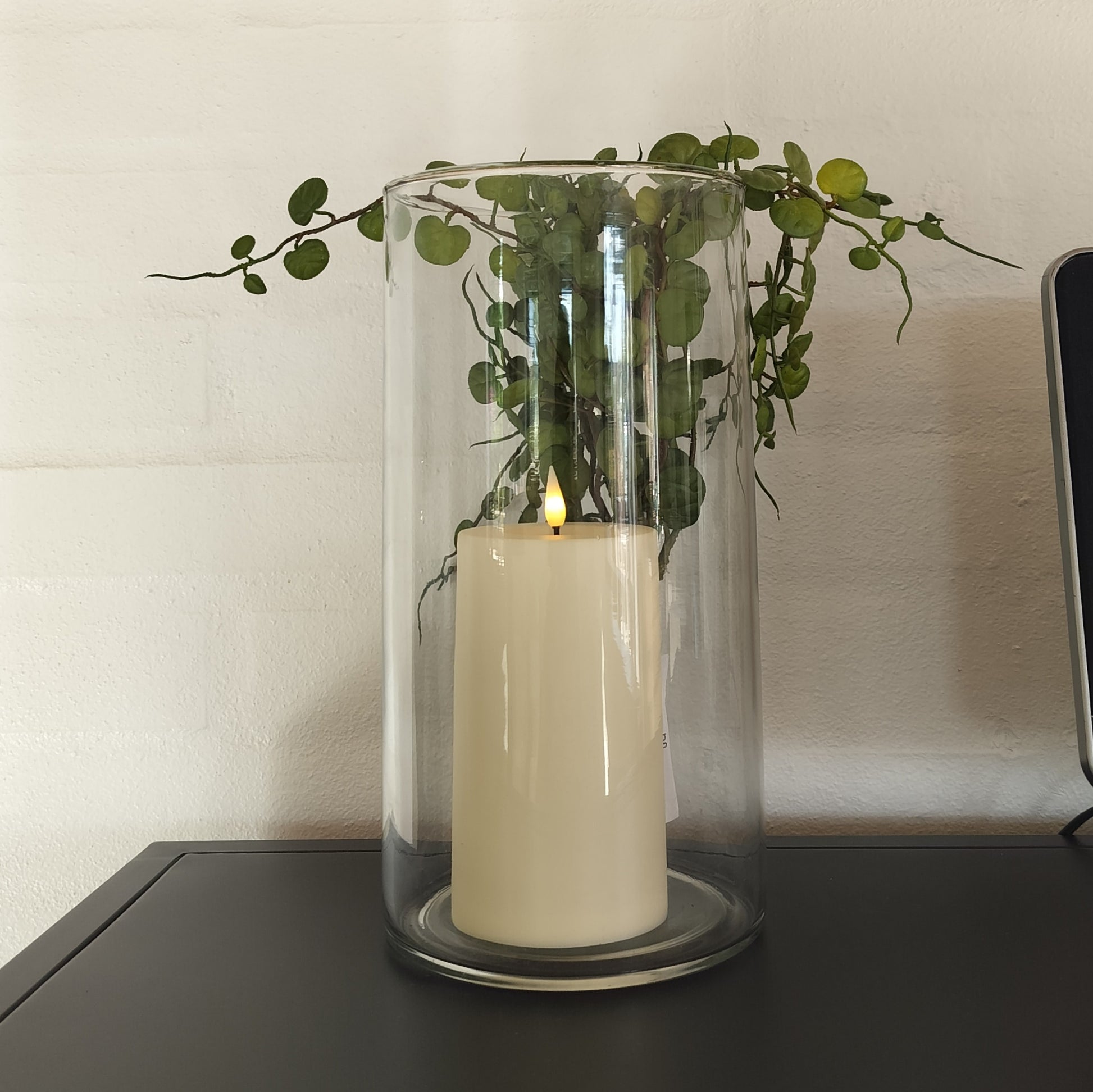 Cylinder glas Ø 13 x H 25 cm