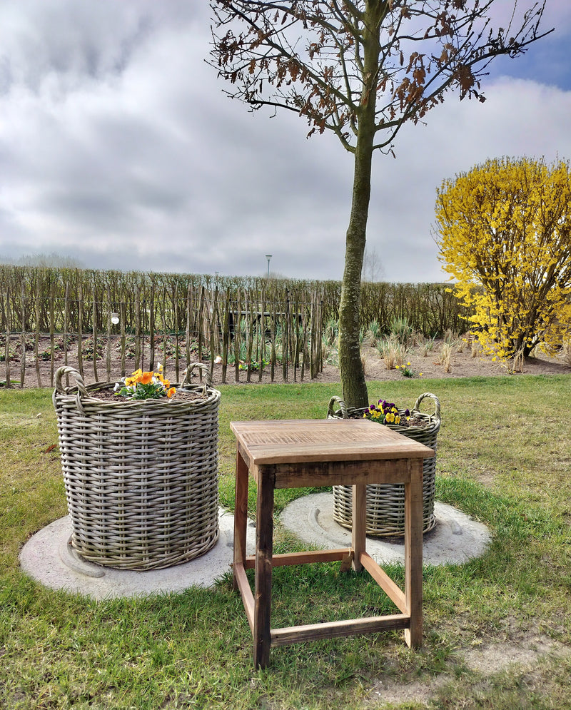 Ib Laursen - Stor Taburet UNIKA B 39,5 x L 39,5 x H 45,5 cm
