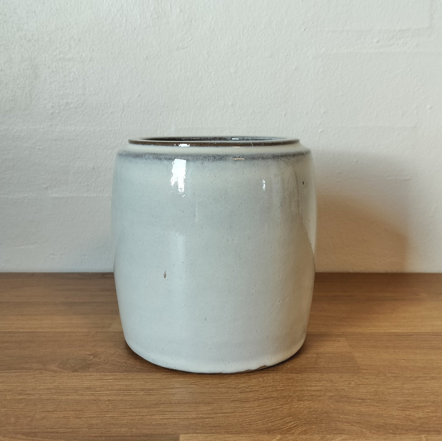 Krukke Saigon Rustik hvid Ø 12,5 x H 13,5 cm