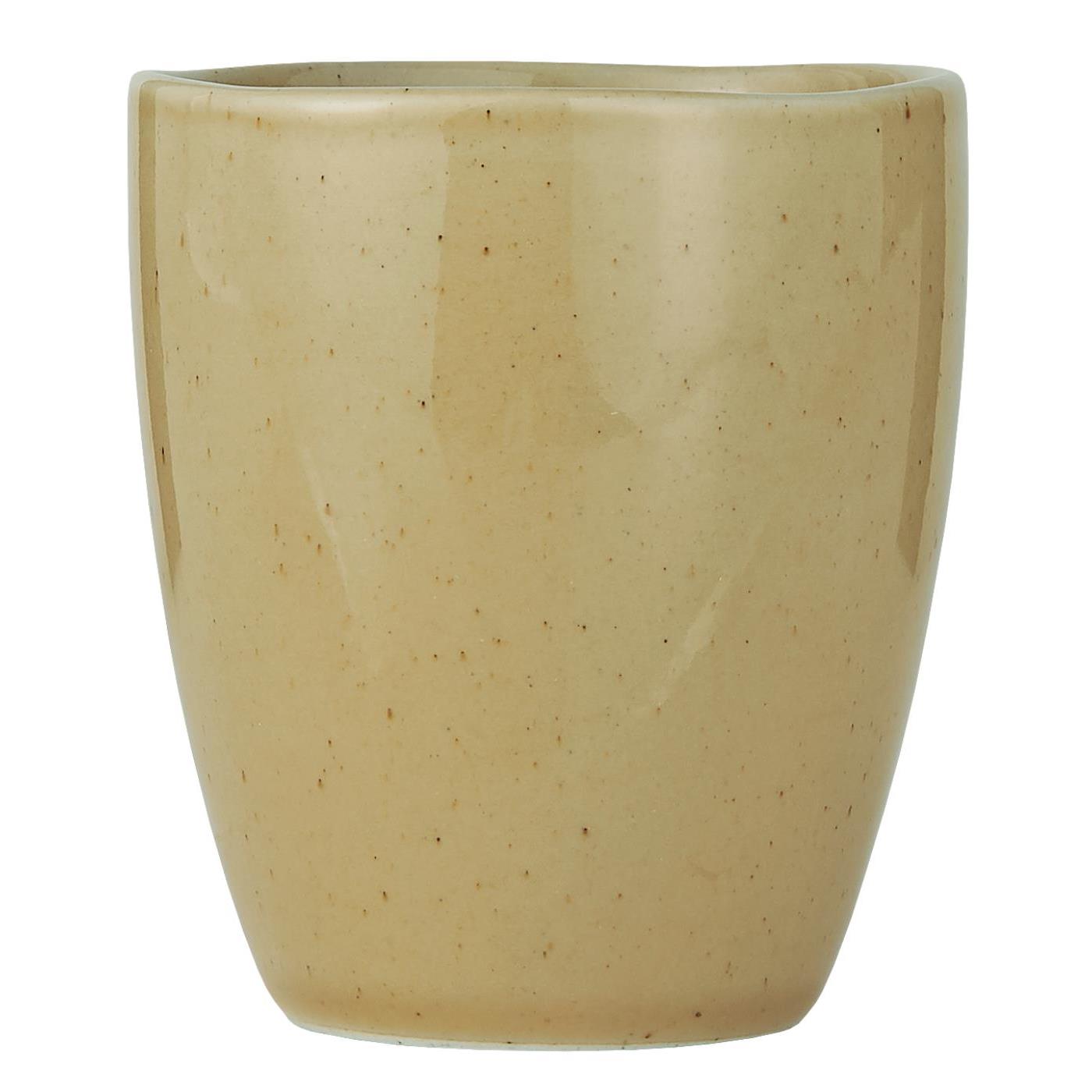 Ib Laursen - Dunes Krus uden hank Mustard Ø 8 x H 9 cm