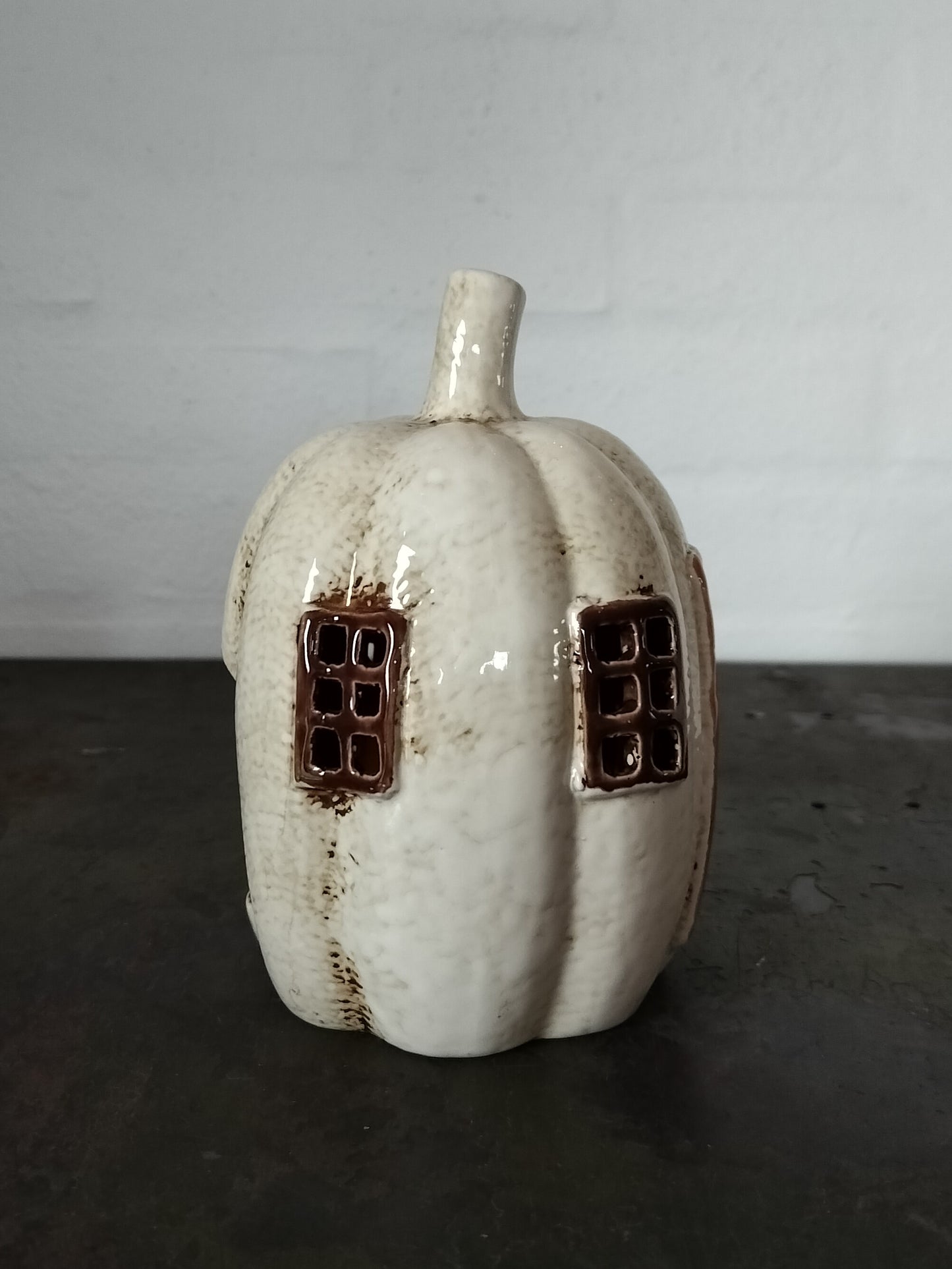 Ib Laursen - Græskar hus til fyrfadslys Ø 12 x H 16