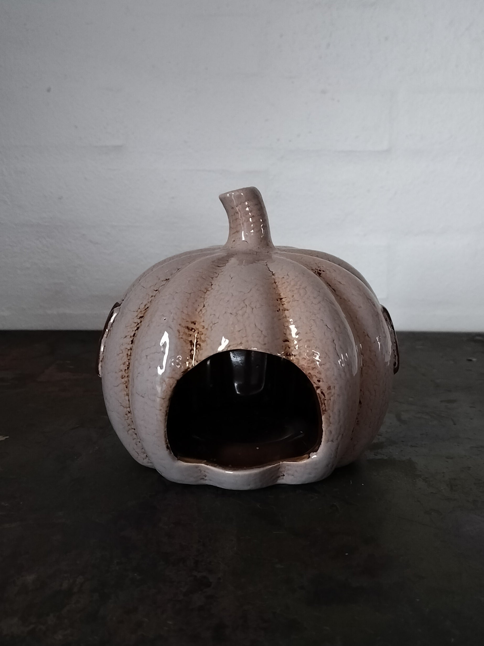 Ib Laursen - Græskar hus til fyrfadslys Ø 15 x H 14 cm