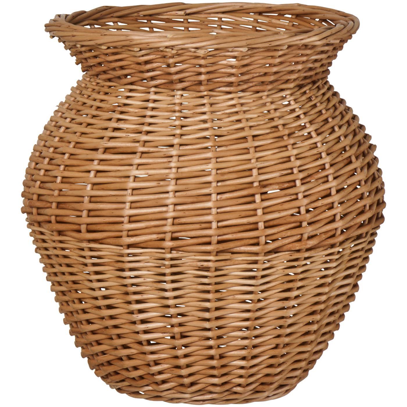 Krukke i pileflet Ø 26 x H 30 cm
