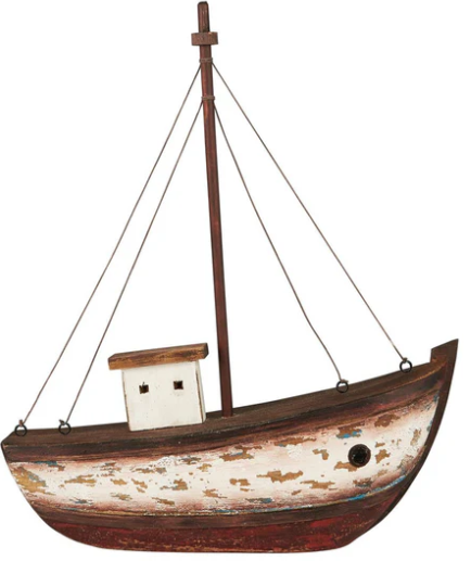 Ib Laursen - Skib med hvidt styrhus Nautico L 31 cm
