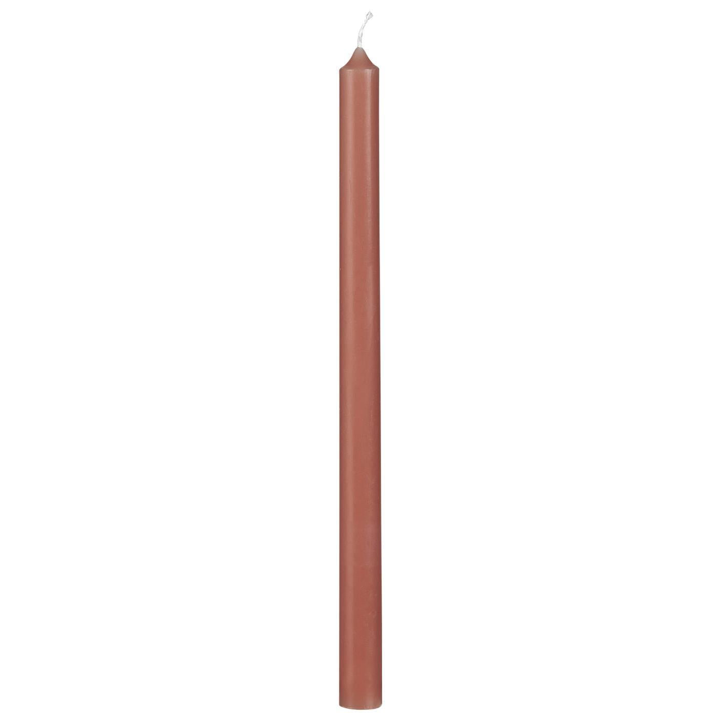 Ib Laursen - Kertelys 12 stk. Ø 1,3 x H 20 cm, farve Faded Rose