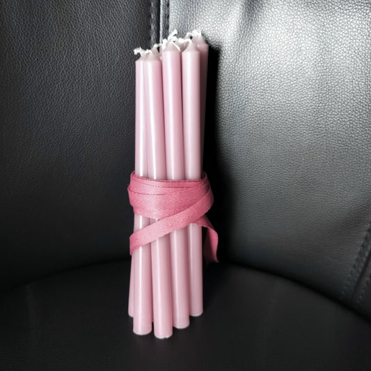 Ib Laursen - Kertelys 12 stk. Ø 1,3 x H 20 cm, farve Coral Almond