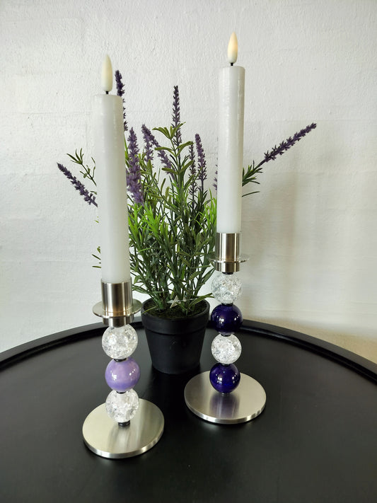 MY-Candle - Lysestage sæt i stål, model 9147