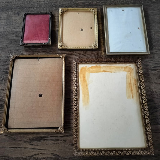 Secondhand - 5 stk. Retro billedrammer (6)