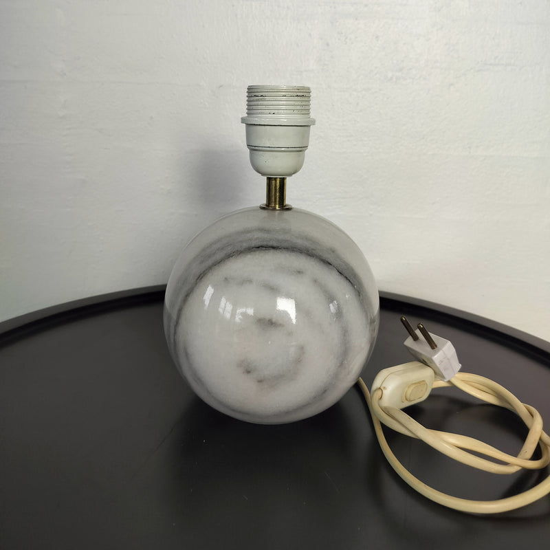 Marmor kugle bordlampe