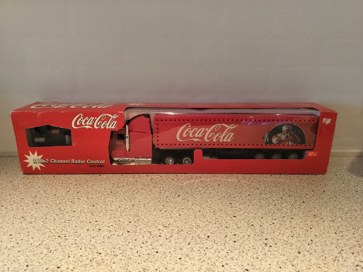 Secondhand - Coca Cola model lastbil med fjernbetjening