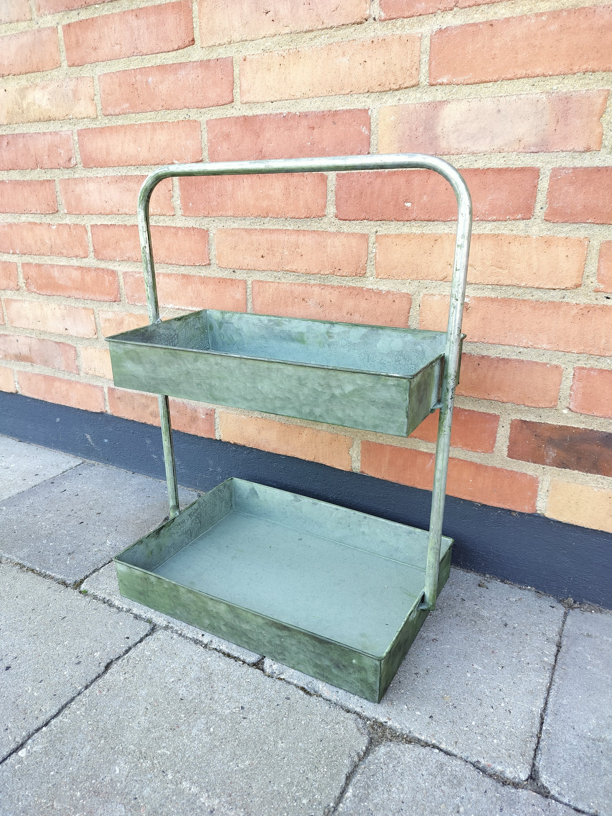 Etagere fra Speedtsberg i antik grøn zink.
