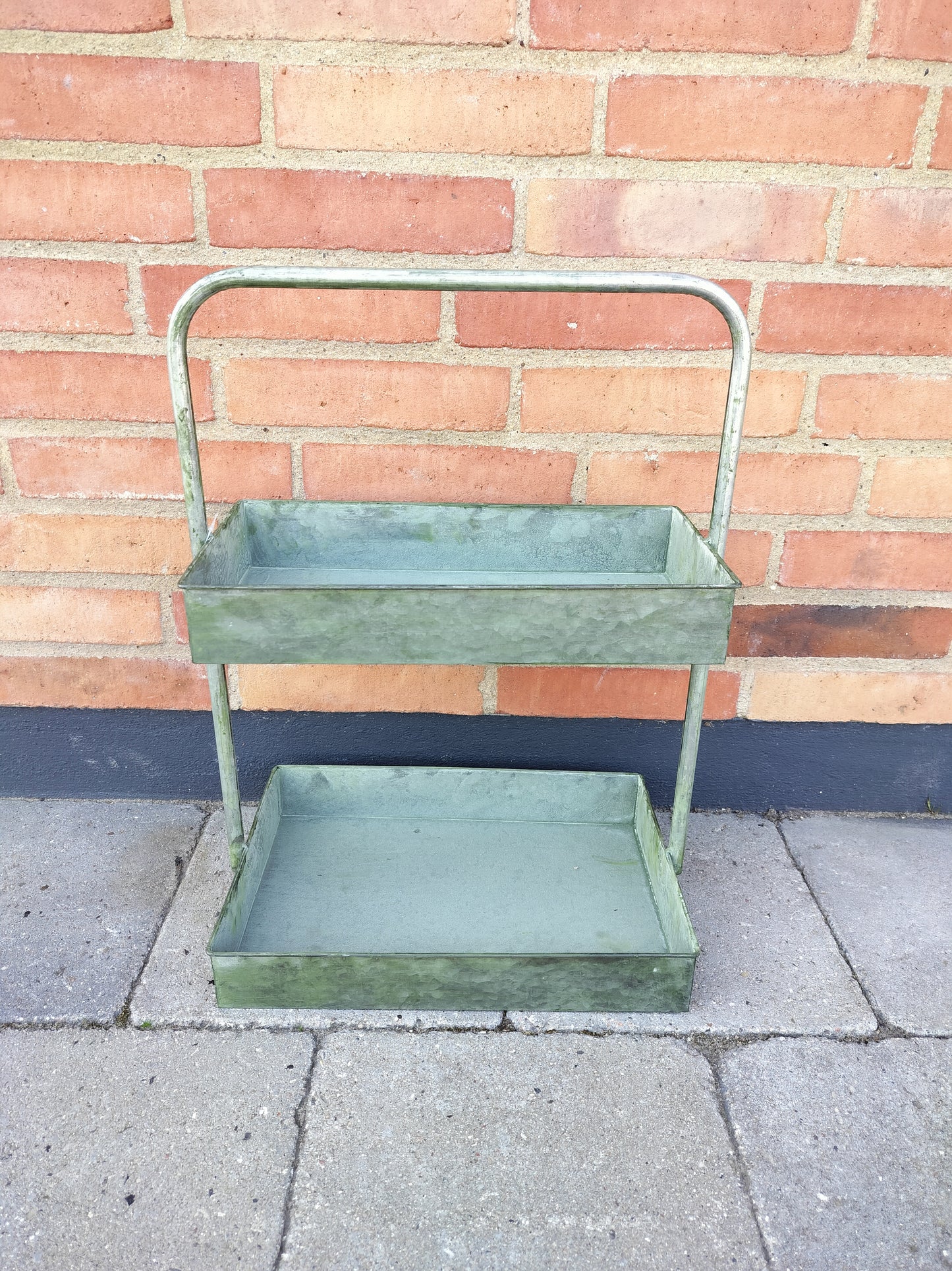 Etagere fra Speedtsberg i antik grøn zink.