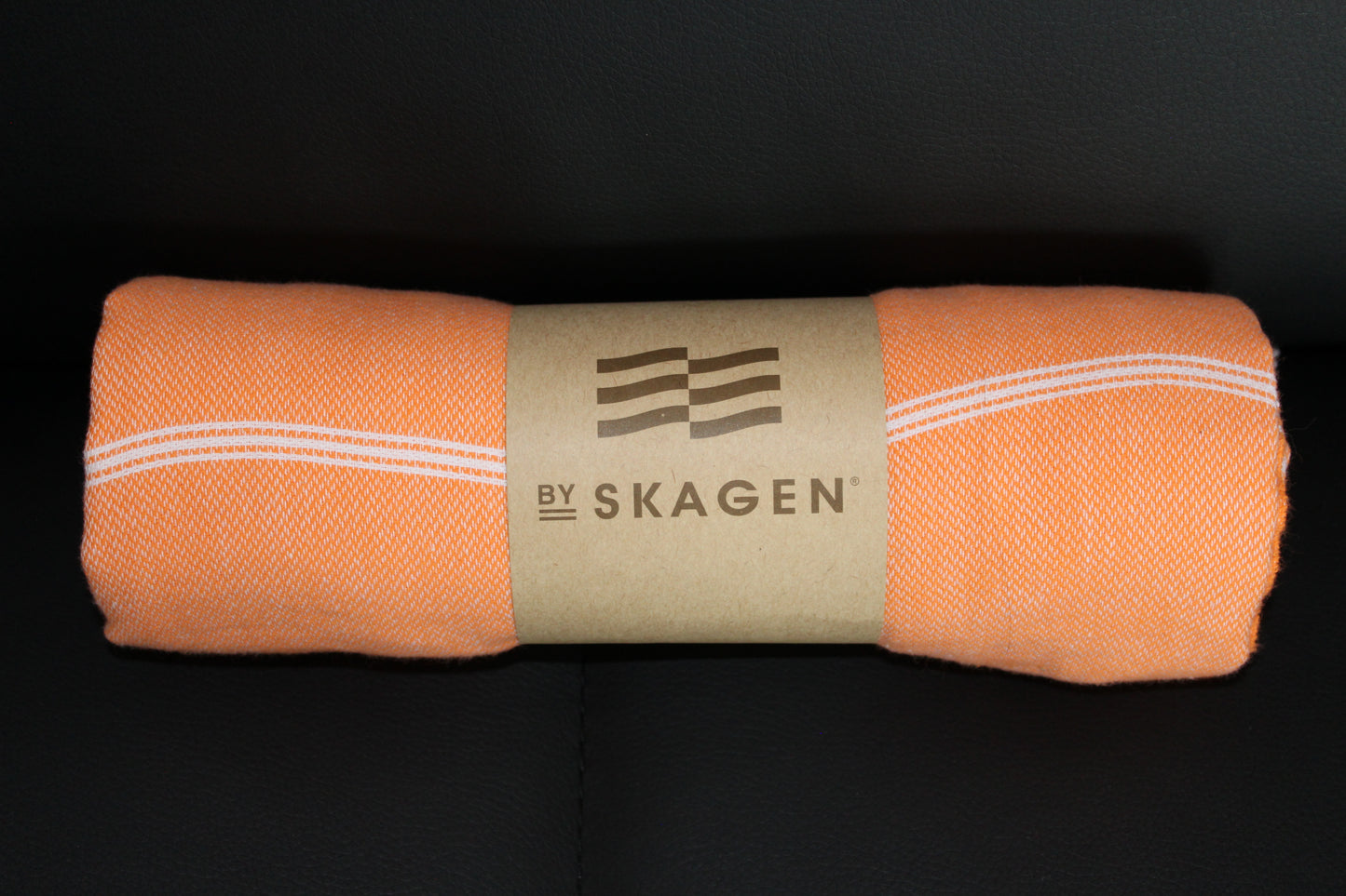 By Skagen - Hammam håndklæde med frynser, Orange