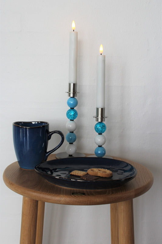 My candle - Lysestage sæt i stål, model 9132