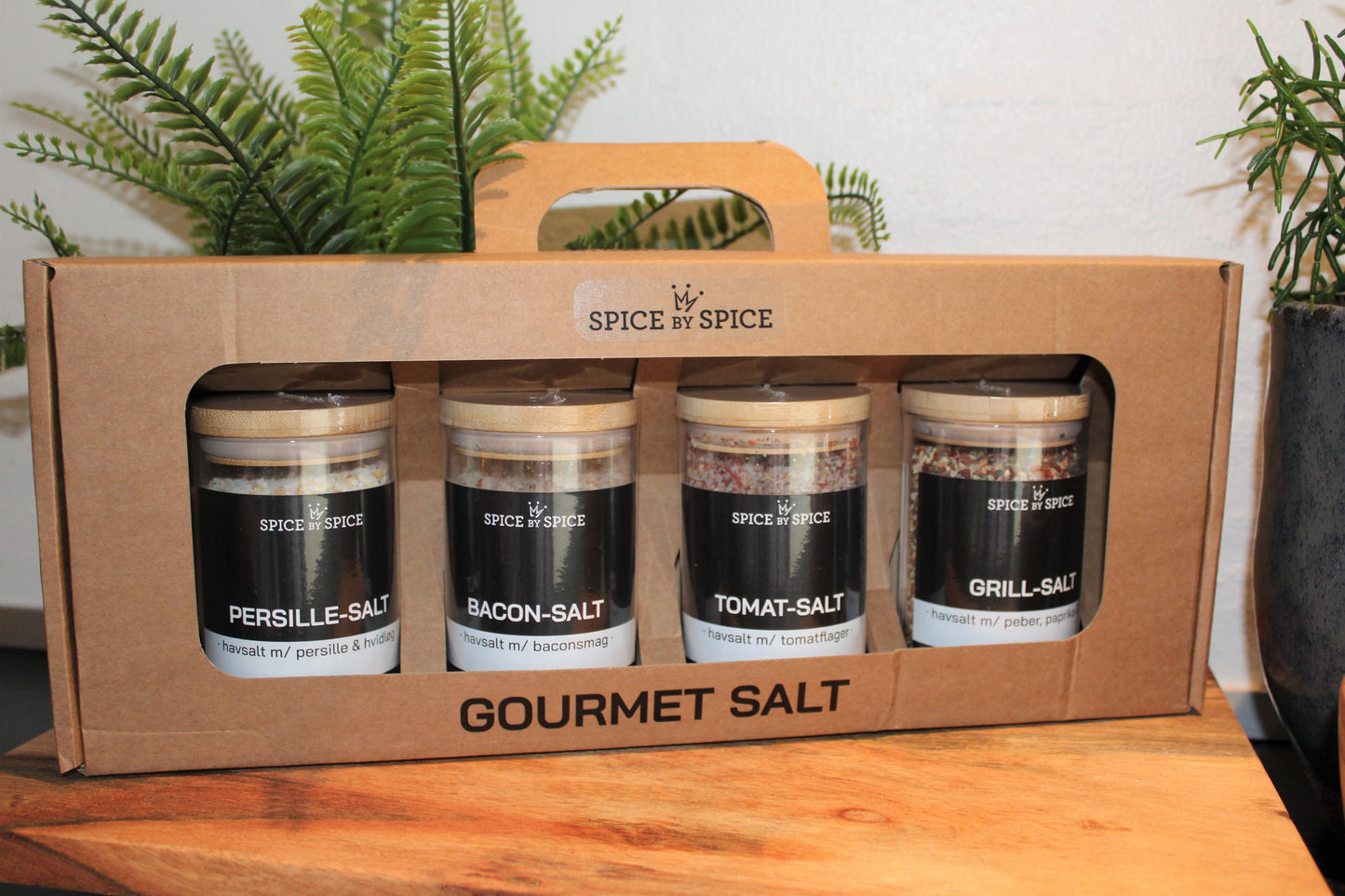Spice By Spice - Gaveæske med Gourmet salt-krydderiblandinger